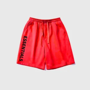 Light Red Essentials Shorts